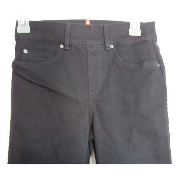 Spanx Black Elastic Waist Pull On Skinny Jeans Size PXS EUC - Picture 3 of 5